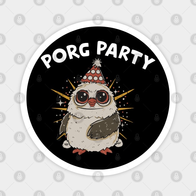 Porg Party Magnet by InspiredByTheMagic